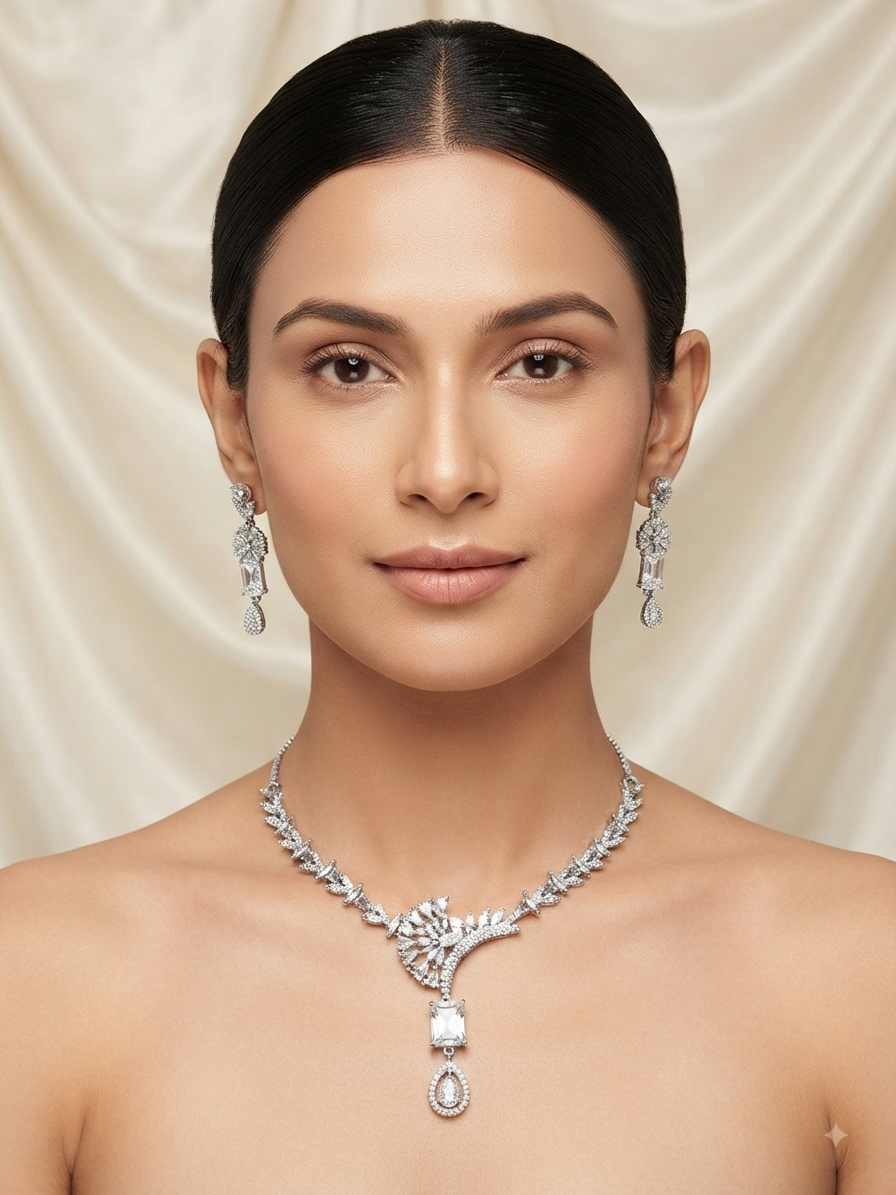 A.D. (AMRIKAN DIAMOND ) NECKLACE