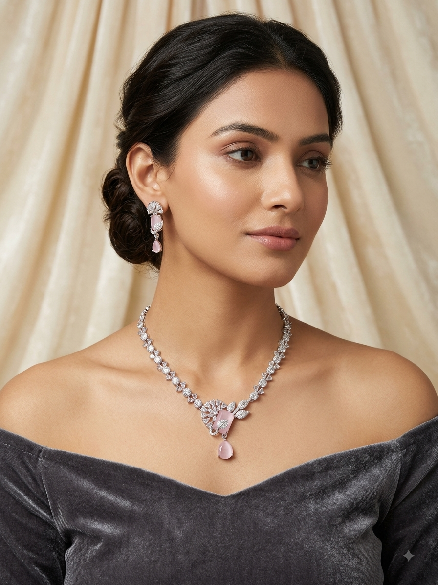 A.D. (AMRIKAN DIAMOND ) NECKLACE