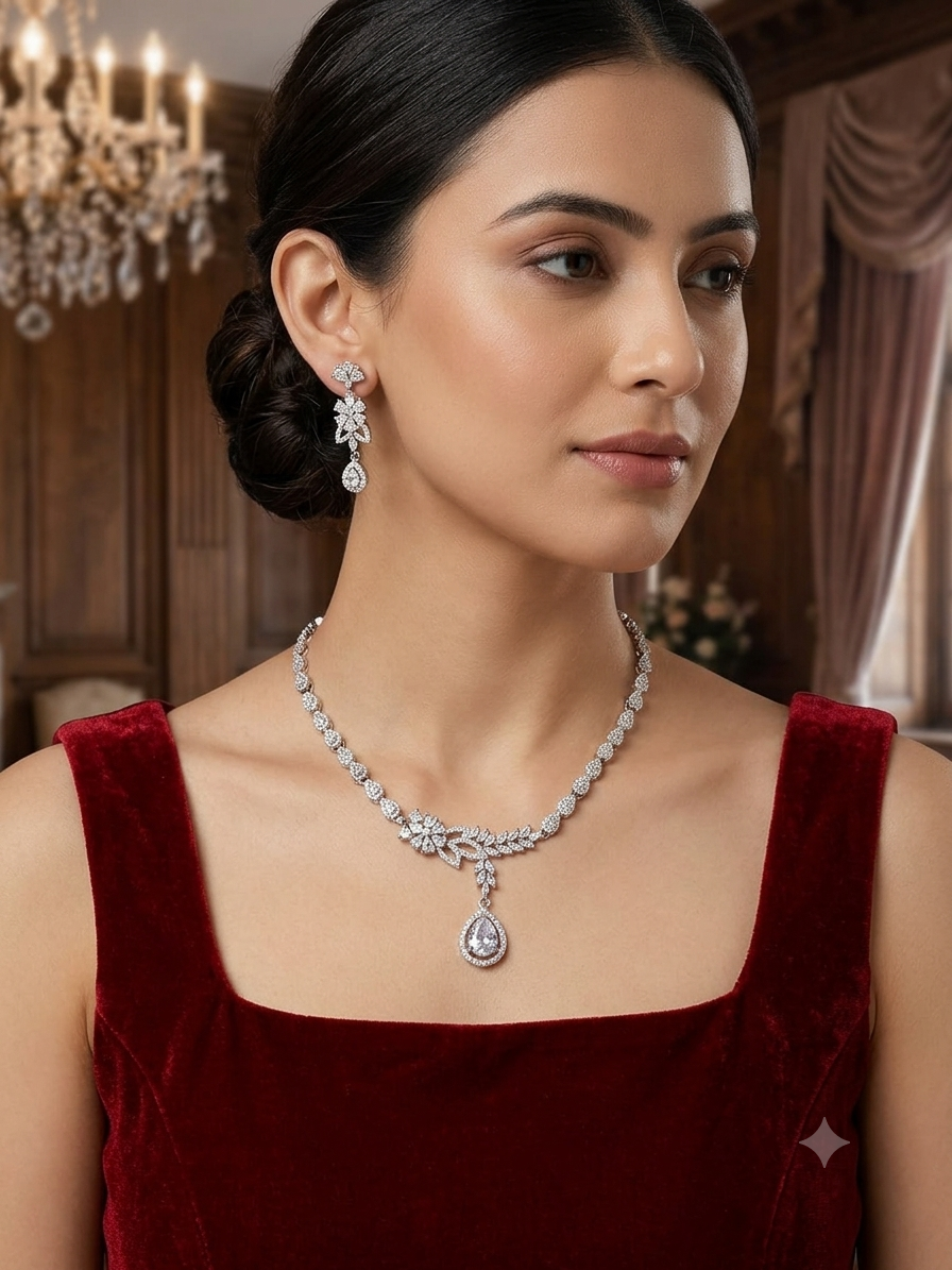 A.D. (AMRIKAN DIAMOND ) NECKLACE