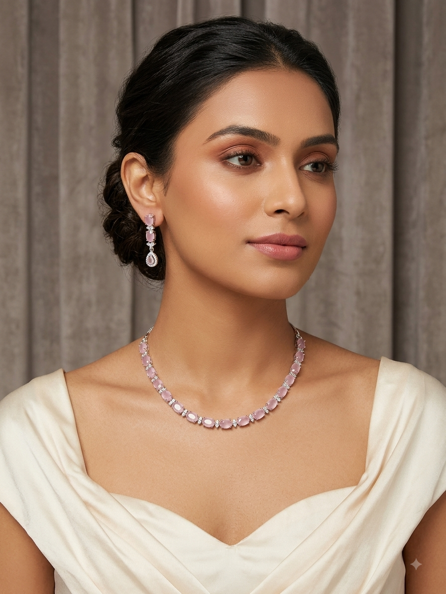A.D. (AMRIKAN DIAMOND ) NECKLACE