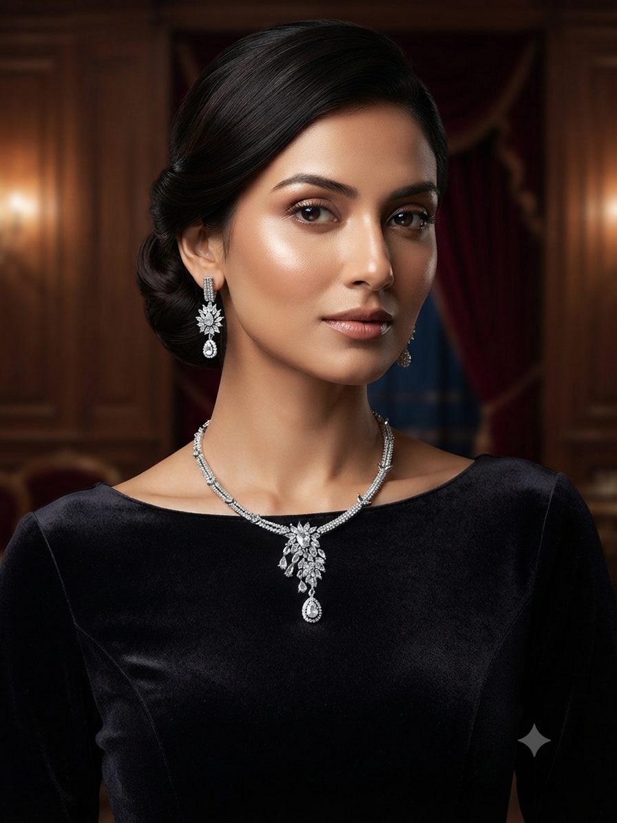 A.D. (AMRIKAN DIAMOND ) NECKLACE