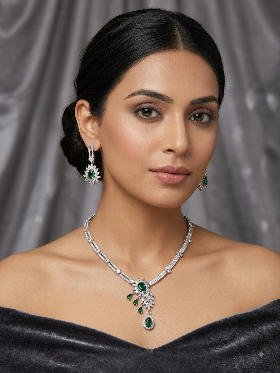 A.D. (AMRIKAN DIAMOND ) NECKLACE