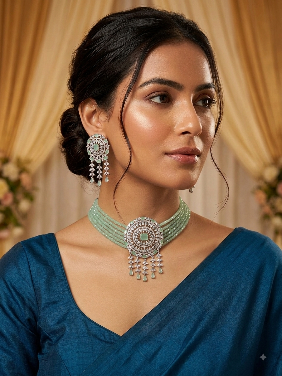 A.D. (AMRIKAN DIAMOND ) NECKLACE