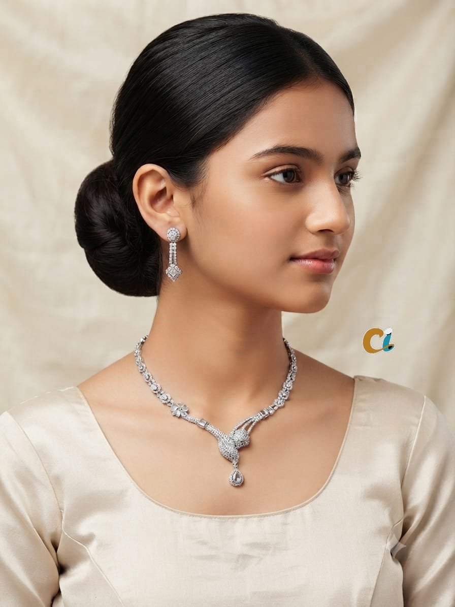 A.D. (AMRIKAN DIAMOND ) NECKLACE