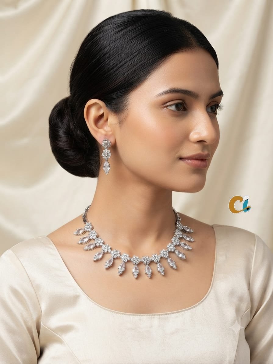 A.D. (AMRIKAN DIAMOND ) NECKLACE