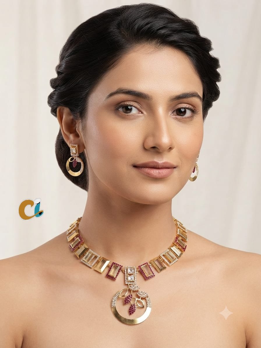 GOLDEN  A.D. SHORT NECKLACE