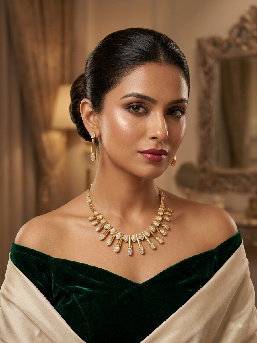 GOLDEN  A.D. SHORT NECKLACE