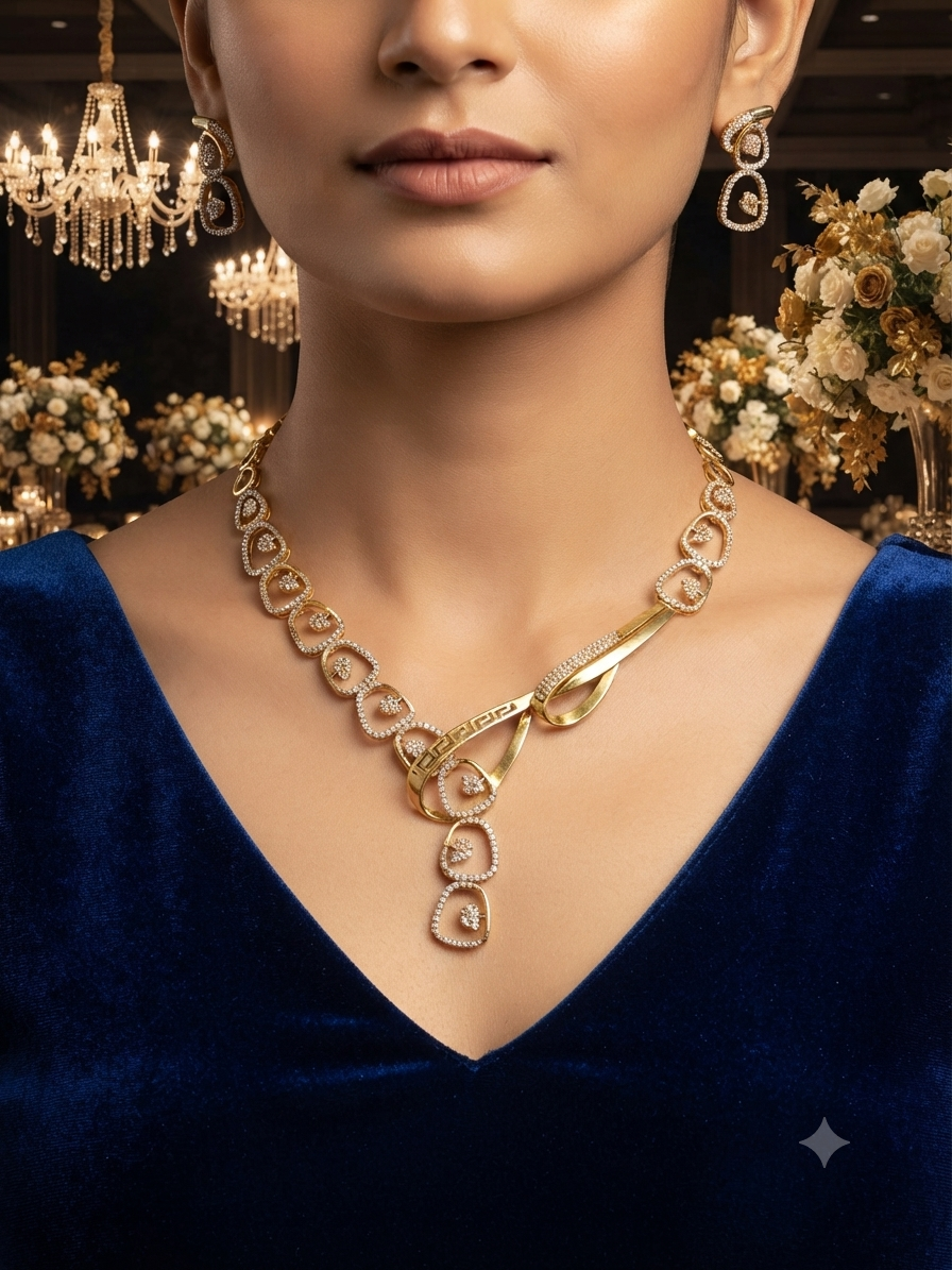 GOLDEN  A.D. SHORT NECKLACE