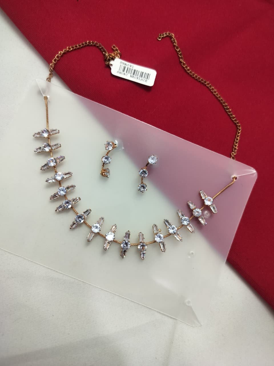 ROSE GOLD A.D. SHORT NECKLACE