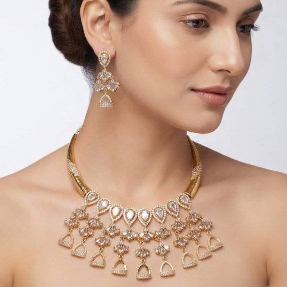 A.D. (AMRIKAN DIAMOND ) NECKLACE