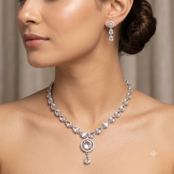 A.D. (AMRIKAN DIAMOND ) NECKLACE