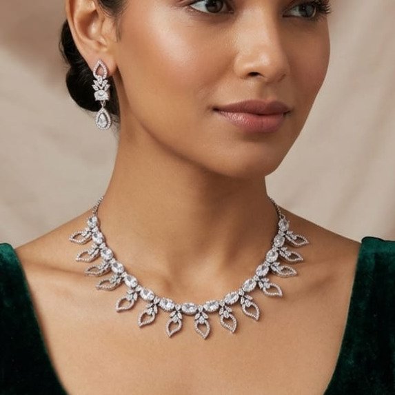 A.D. (AMRIKAN DIAMOND ) NECKLACE