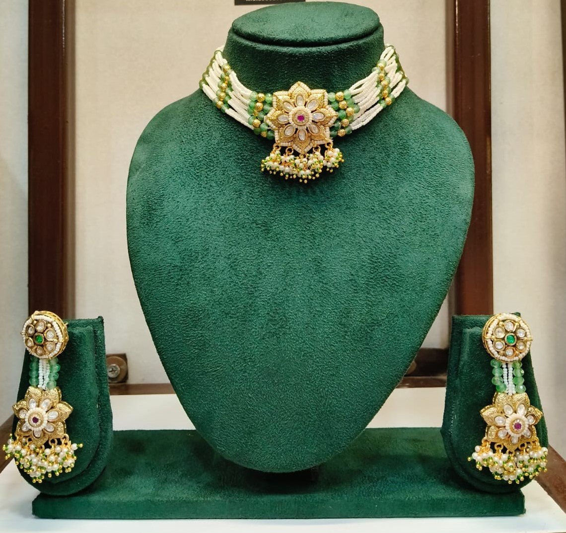 HARITAGE MOTI SHORT NECKLACE