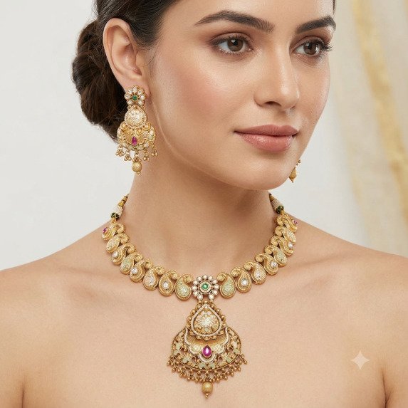 ANTIQUE SHORT NECKLACE